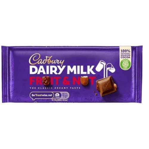 DAIRY MILK FRUIT&NUT IMPORTED