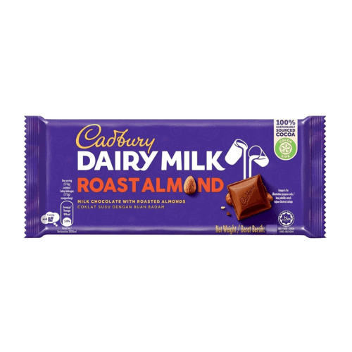 DAIRY MILK ROASTED ALMOND IMPORTED full box