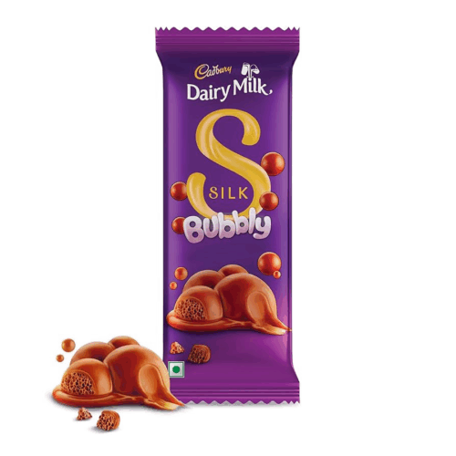 DAIRY MILK SILK BUBBLY INDIAN (64G)